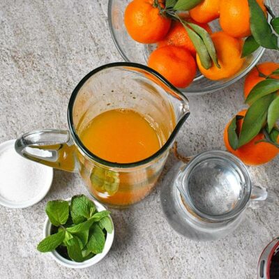 Tangerine Mint Agua Fresca recipe - step 2