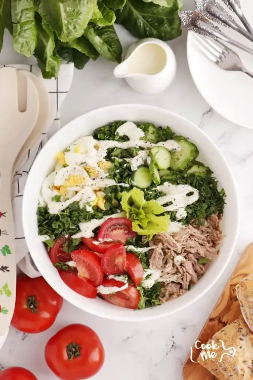 Healthy Tuna Cobb Salad