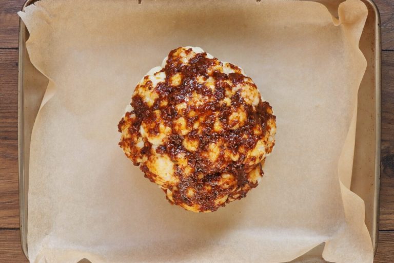 Step 4 - Whole Roasted Harissa Cauliflower