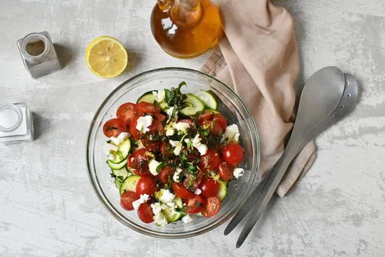 Step 2 - Zucchini Salad with Feta and Tomatoes