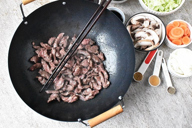 Step 2 - Beef Noodle Stir-Fry
