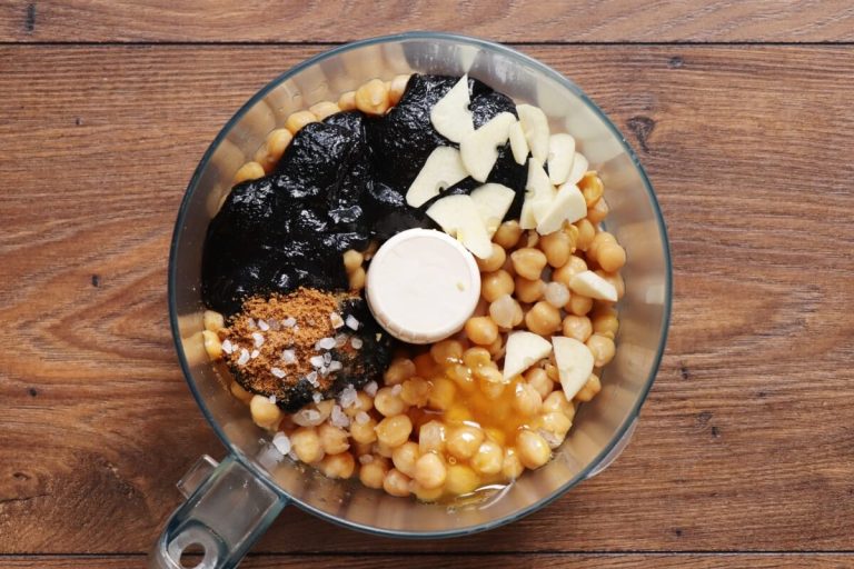 Step 1 - Black Hummus