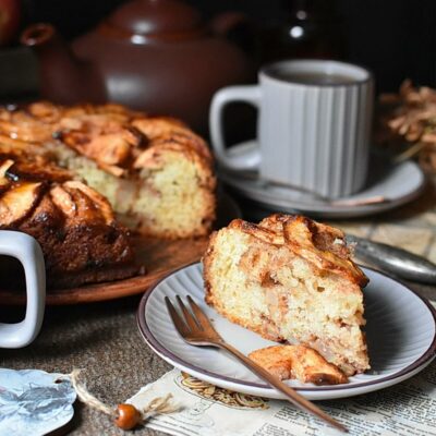 Cinnamon Apple Teacake Recipes– Homemade Cinnamon Apple Teacake – Easy Cinnamon Apple Teacake