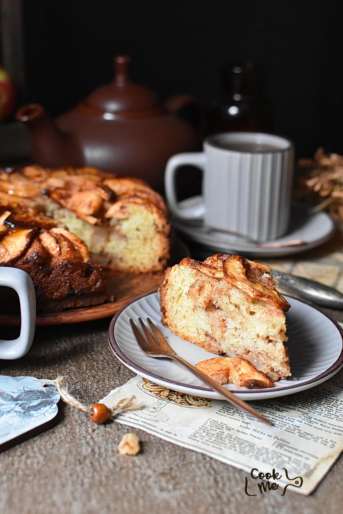 Cinnamon Apple Tea Cake Recipe Cook.me Recipes