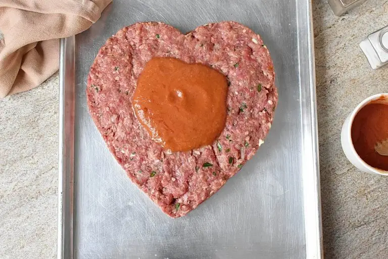 Step 5 - Heart-Shaped Meatloaf