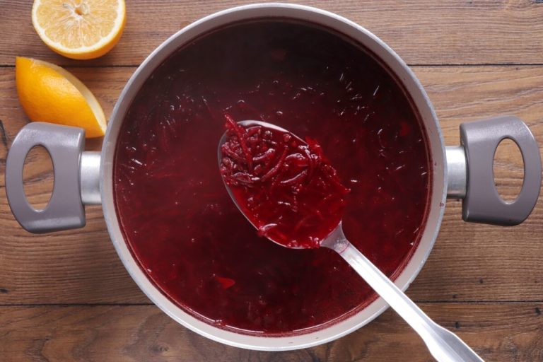 Step 4 - Lentil Beet Soup
