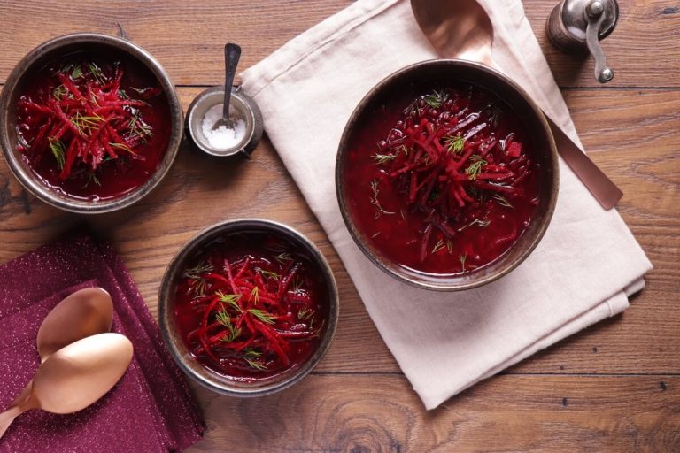Step 5 - Lentil Beet Soup