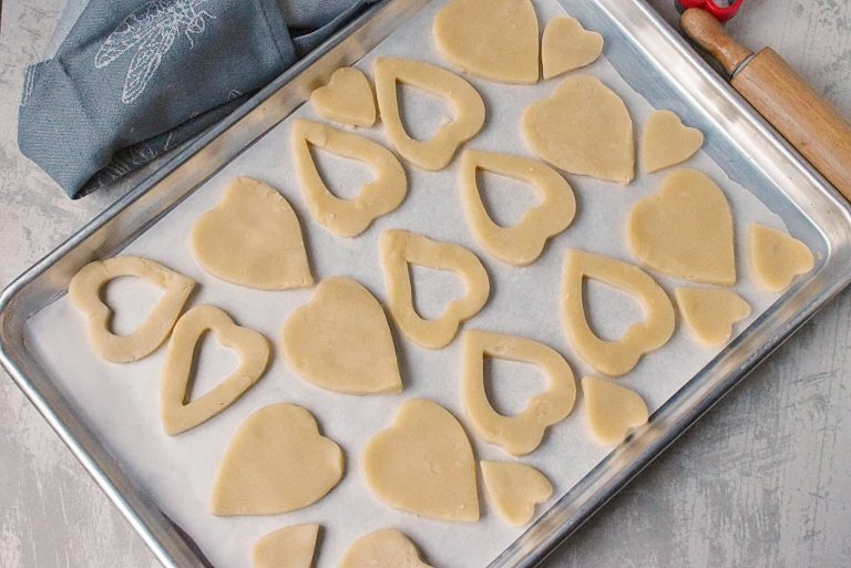 Step 7 - Raspberry and White Chocolate Shortbread Cookies