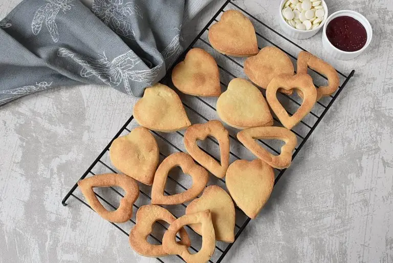 Step 10 - Raspberry and White Chocolate Shortbread Cookies