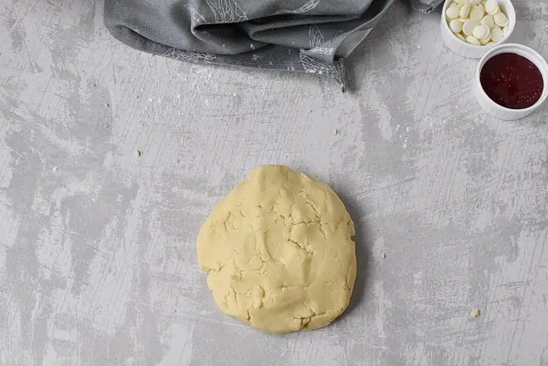 Step 4 - Raspberry and White Chocolate Shortbread Cookies