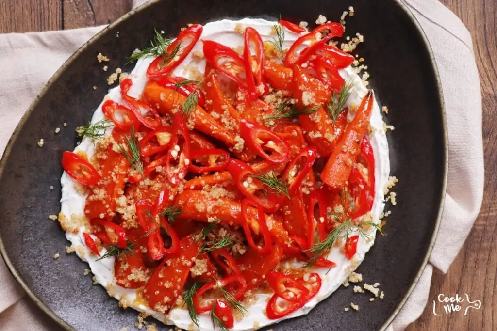 Roasted Carrots with Tahini Yogurt