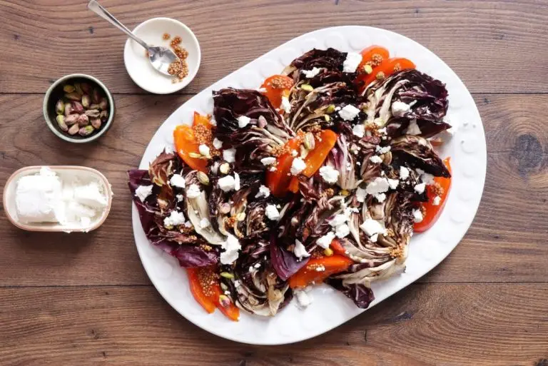 Step 6 - Roasted Radicchio Persimmon Salad