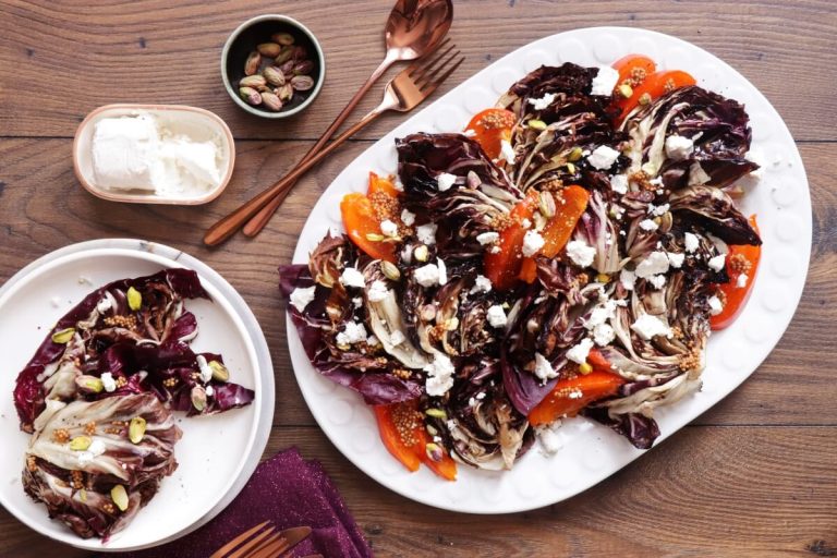Step 7 - Roasted Radicchio Persimmon Salad