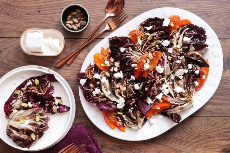 Step 7 - Roasted Radicchio Persimmon Salad