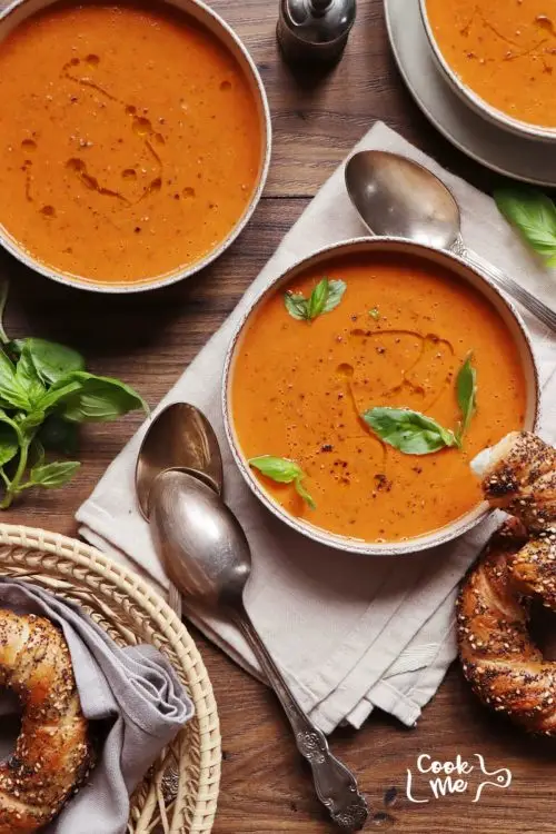 Roasted Tomato White Bean Soup