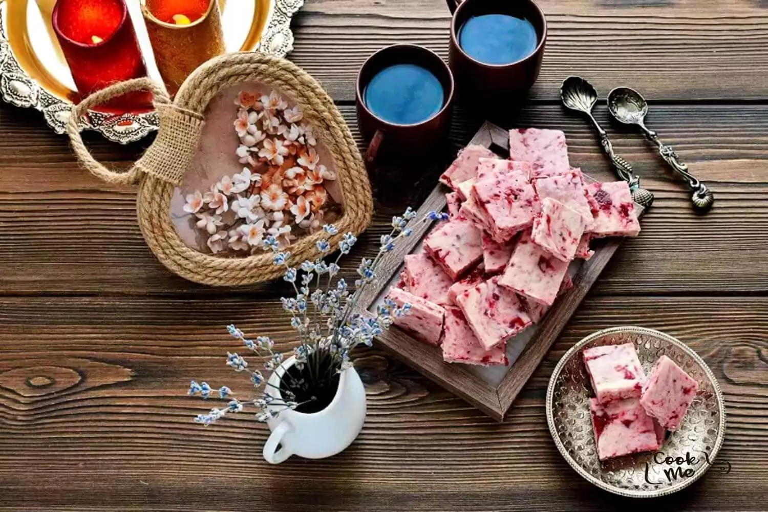 Strawberry Fudge Recipe-Homemade Strawberry Fudge - Delicious Strawberry Fudge