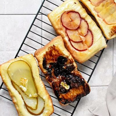 Viral Upside Down Puff Pastry Tarts-We Can't Get Enough of These Upside Down Puff Pastries-How to Make The Viral Tiktok Upside Down Puff Pastry Hack