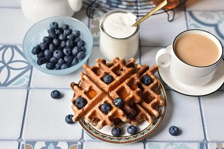 Step 7 - Banana Blueberry Oat Waffles