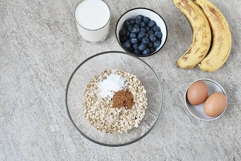 Step 2 - Banana Blueberry Oat Waffles