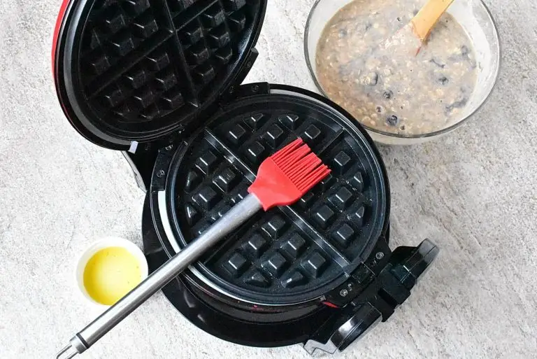 Step 1 - Banana Blueberry Oat Waffles