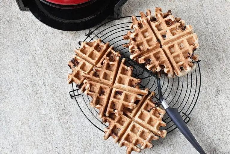 Step 6 - Banana Blueberry Oat Waffles