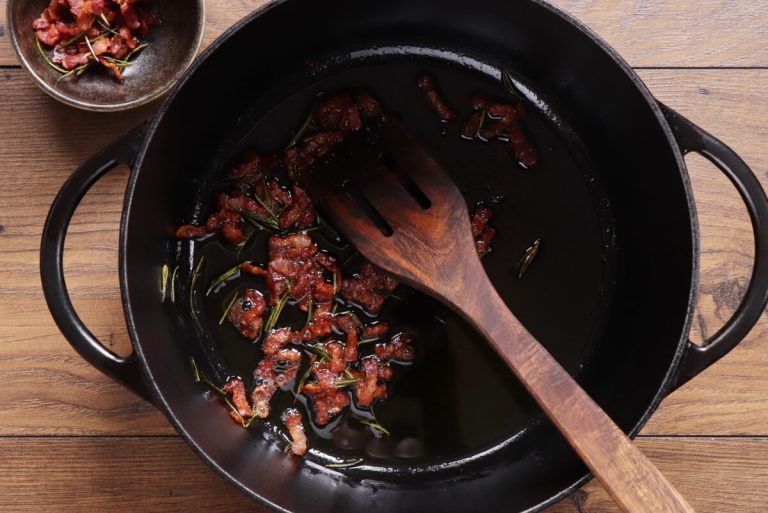 Step 1 - Celeriac, Bacon and Barley Soup