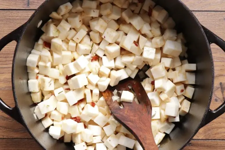 Step 2 - Celeriac, Bacon and Barley Soup
