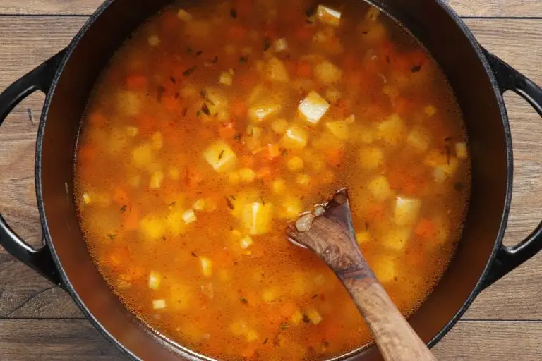 Step 5 - Chickpea Soup with Spinach