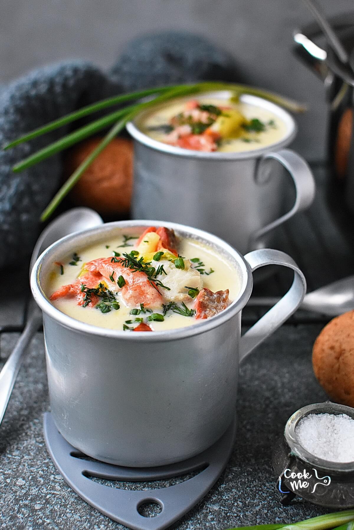 Creamy Norwegian Fish Soup Recipe - COOK.ME