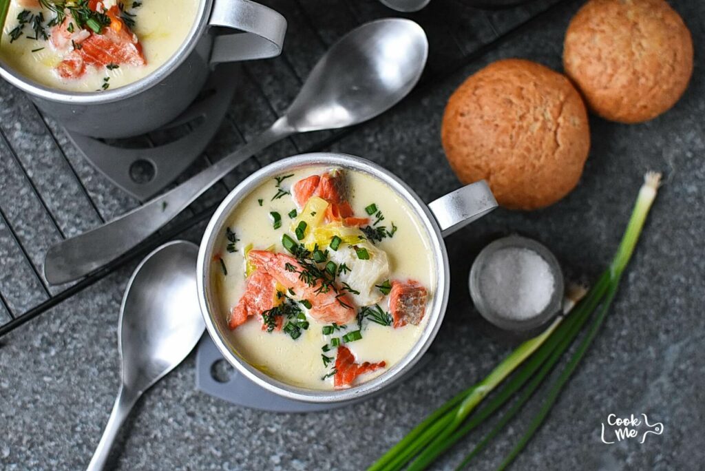 How to serve Creamy Norwegian Fish Soup