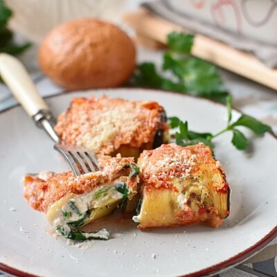 Eggplant Rolls With Spinach & Ricotta Recipes– Homemade Eggplant Rolls With Spinach & Ricotta – Easy Eggplant Rolls With Spinach & Ricotta