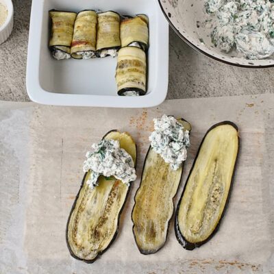 Eggplant Rolls with Spinach & Ricotta recipe - step 6