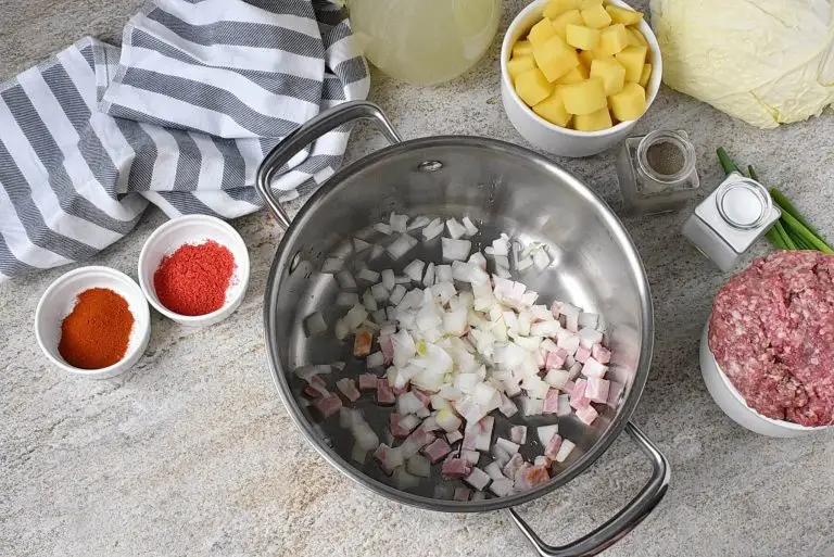 Step 1 - German Savoy Cabbage Soup