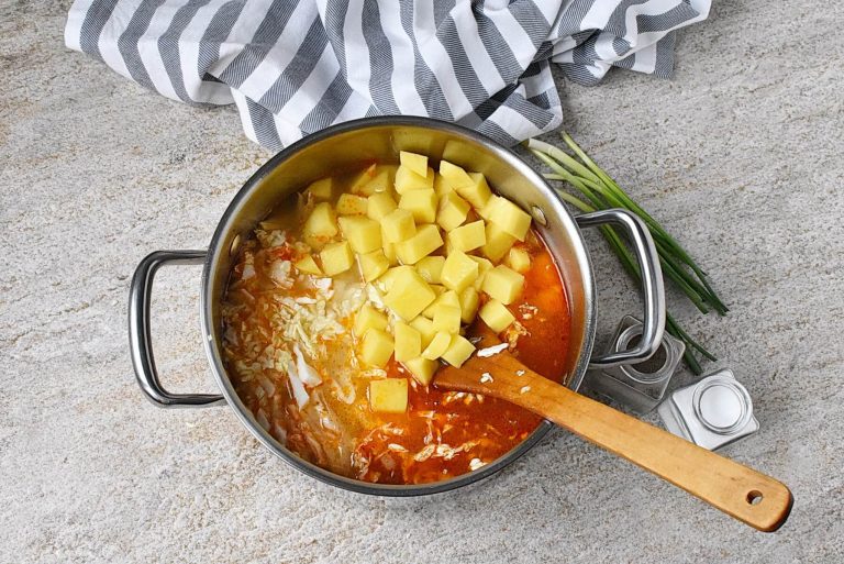 Step 4 - German Savoy Cabbage Soup