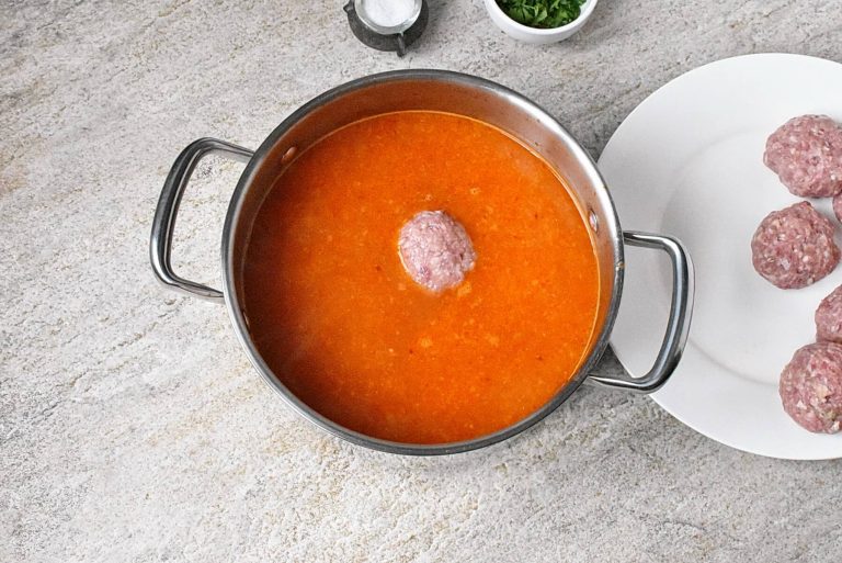 Step 10 - Mexican Meatball Soup