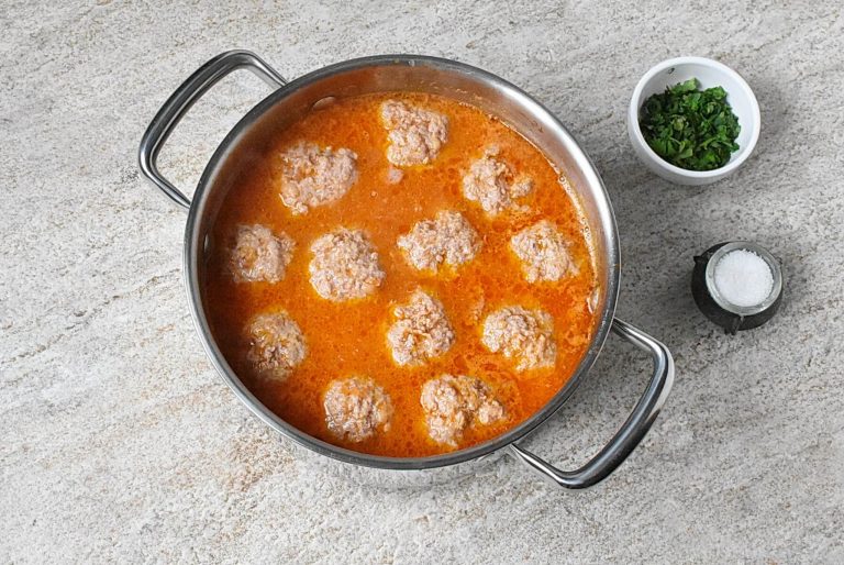 Step 11 - Mexican Meatball Soup