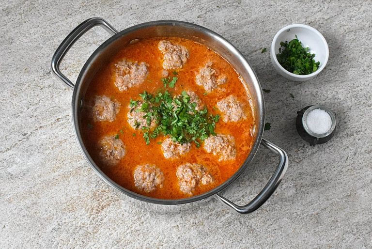 Step 12 - Mexican Meatball Soup
