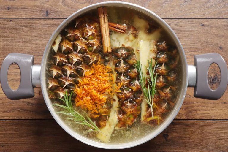 Step 1 - Pineapple Skin Tea