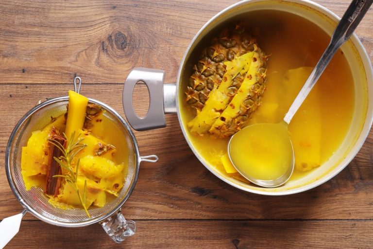 Step 3 - Pineapple Skin Tea