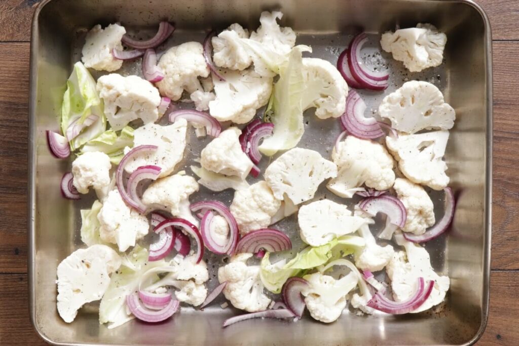Roasted Cauliflower Lentil Salad recipe - step 2