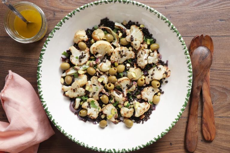 Step 7 - Roasted Cauliflower Lentil Salad