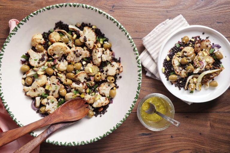 Step 8 - Roasted Cauliflower Lentil Salad