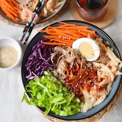 Spicy Cold Noodles Bibim Guksu Recipes– Homemade Spicy Cold Noodles Bibim Guksu – Easy Spicy Cold Noodles Bibim Guksu