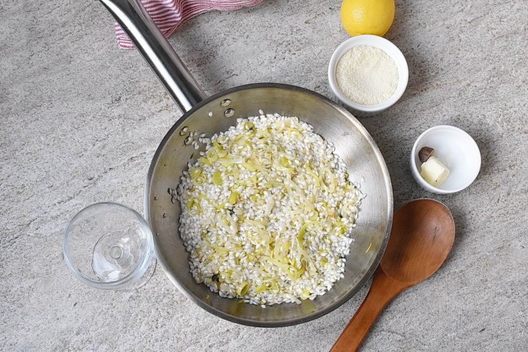 Step 8 - Spinach and Lemon Risotto