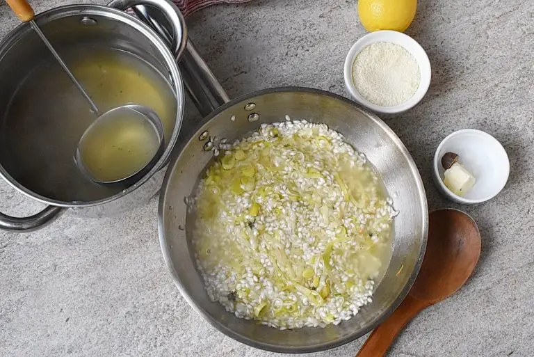 Step 9 - Spinach and Lemon Risotto