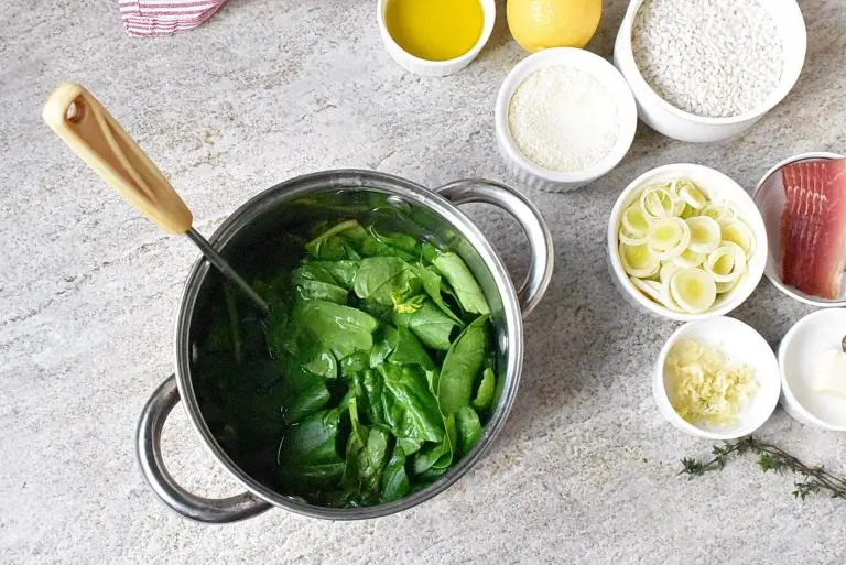 Step 1 - Spinach and Lemon Risotto