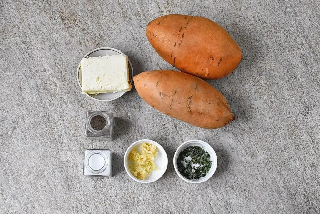 Ingredients for Sweet Potato Stacks