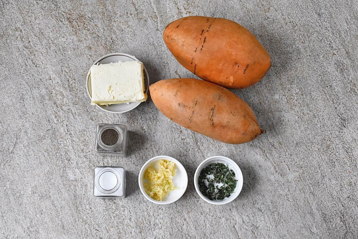 Ingredients for Sweet Potato Stacks