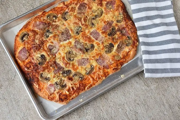 Step 6 - Three-Cheese Pizza with Pancetta and Mushrooms