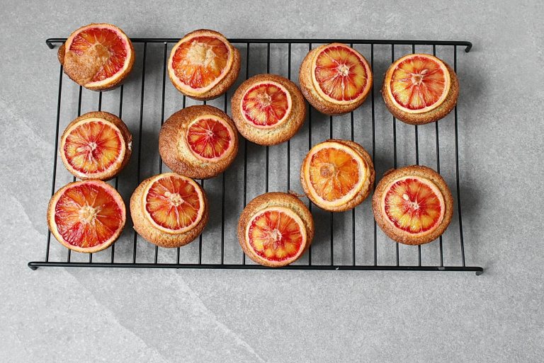 Step 7 - Blood Orange Almond Cakes